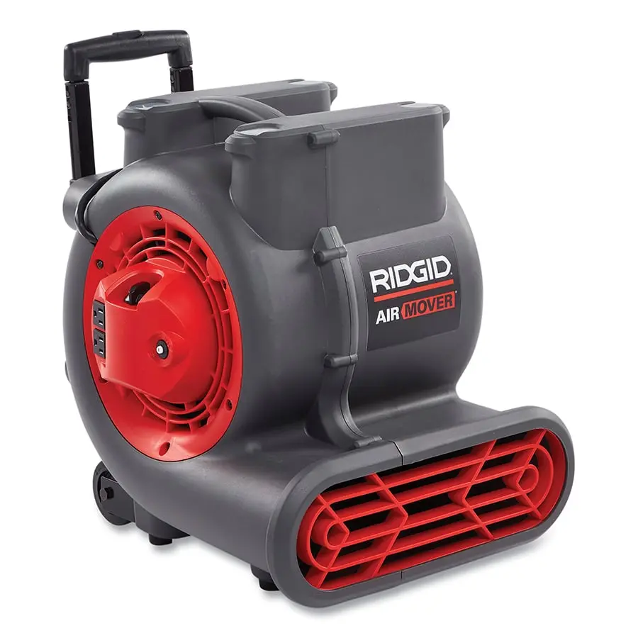 Ridgid 632-66323 3-Speed Air Mover with 3-Speed Switch, Daisychain Function & Rolling Cart for Power Tool Air Compressor Applications