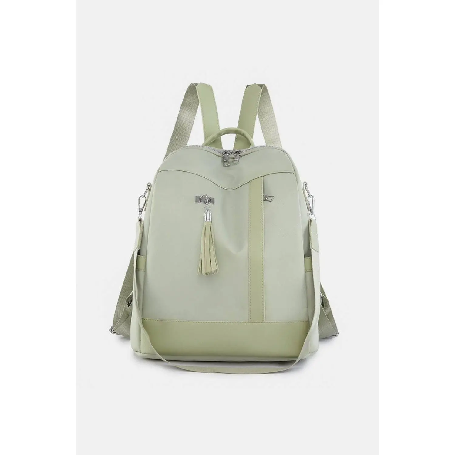 Oxford Cloth Tassel Backpack