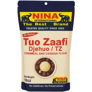 Tuo Zaafi (Djehuo / TZ) - Cornmeal and Cassava Flour (16oz) (Tuwo Masara / Tuwo Zafi, Tuwo, Akume)