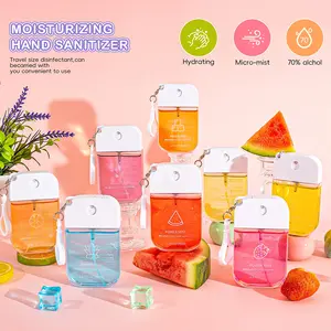 No-Rinse Hand Sanitizer Spray, Dual-Scene for Home & On-the-Go, Dual-Effect of Bacteria Inhibition & Disinfection, Fresh Scent Cleaning Disinfectant Spray, Travel-Size, Moisturizing Hand Sanitizer