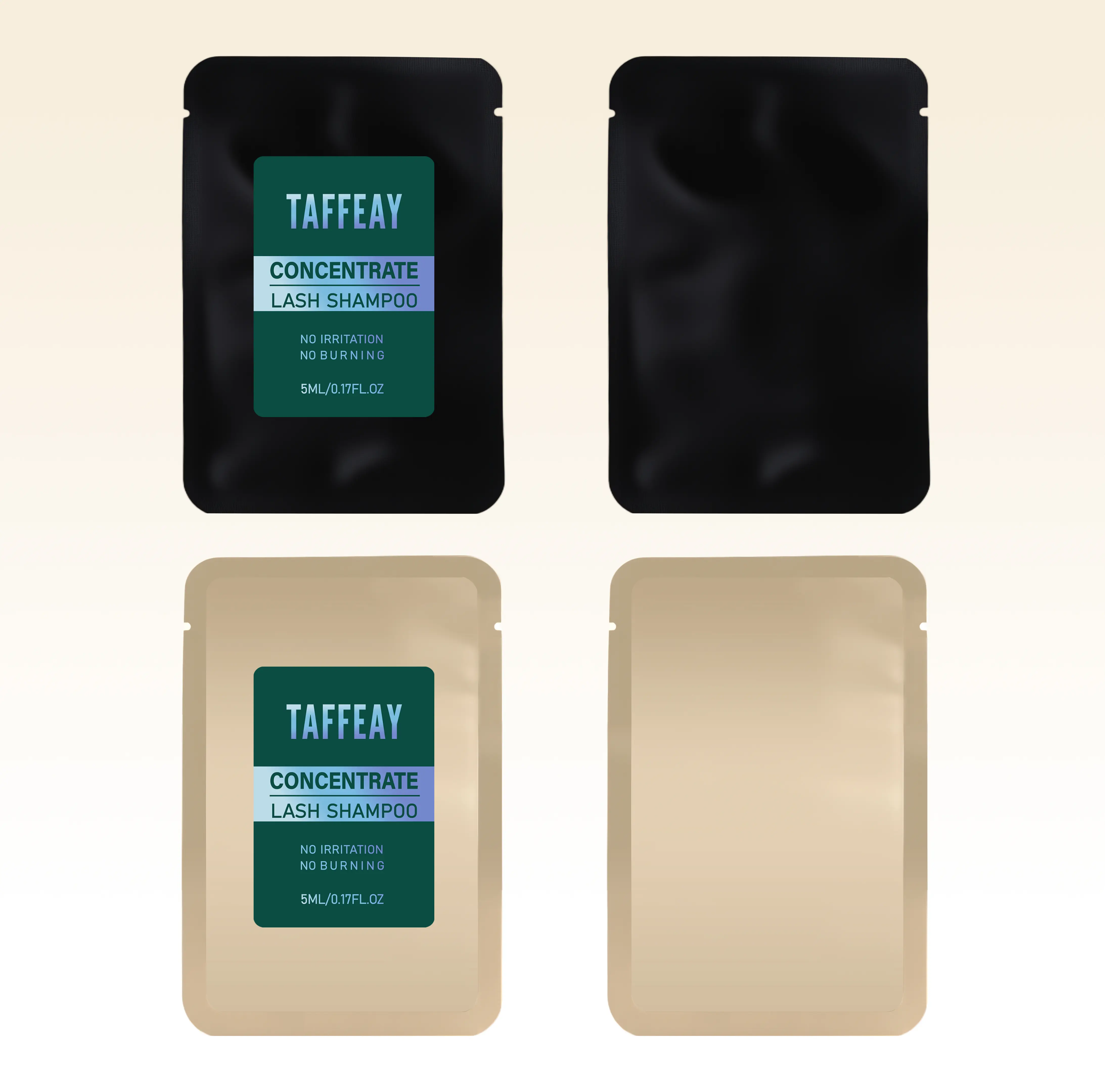 TAFFEAY Concentrated Lash Shampoo Gentle Foaming Makeup Remover, 5ml/Pack with Portable Pouch, Sensitive Skin-Safe, Cruelty-Free, Biodegradable, Cost-Effective, 8-Month Client-Focused Mix Ratio Cleanser, Gentle Cleanse, Cleansing