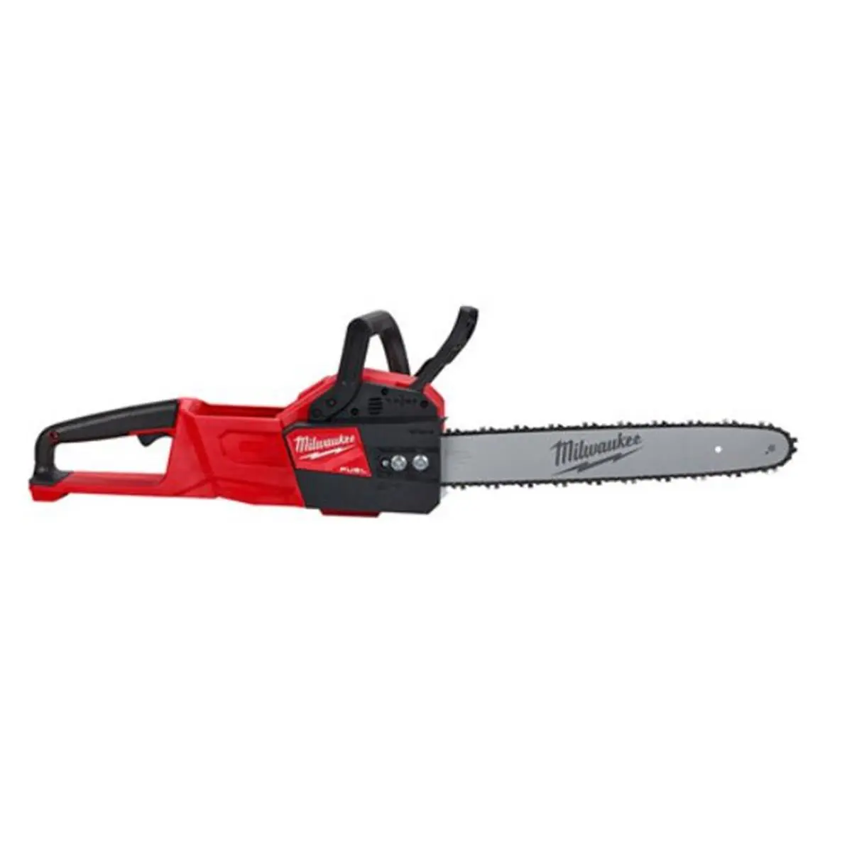 Milwaukee Electric Tool MWK2727-20 M18 16 in. Chainsaw Tool, High Quality Material, Cuts Faster Than Gas, Delivers Up to 150 Cuts Per Charge, Maintains Speed Under Heavy Loads, For Landscape Maintenance, Cutting Hardwood, M18 Chain Saw Tool