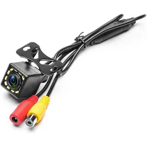 Hikity Vehicle Backup Camera Waterproof Car Rear View Camera 170° Wide Angle 12 LED Night Visions Backup Reversing Parking Cameras