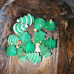 Mini Resin Christmas Trees - Ornaments & Decor
