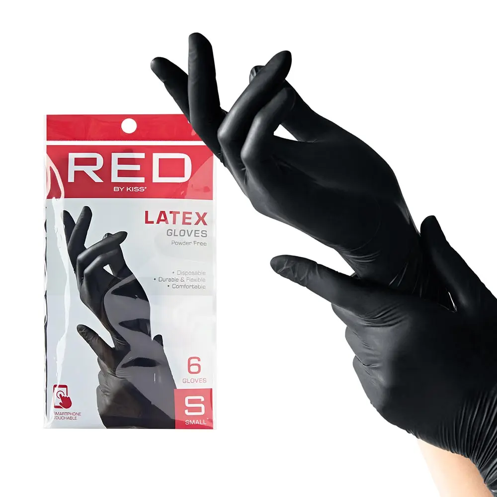 RED by KISS Black Latex Gloves (6pcs) RED by KISS Black Latex Gloves (6pcs)