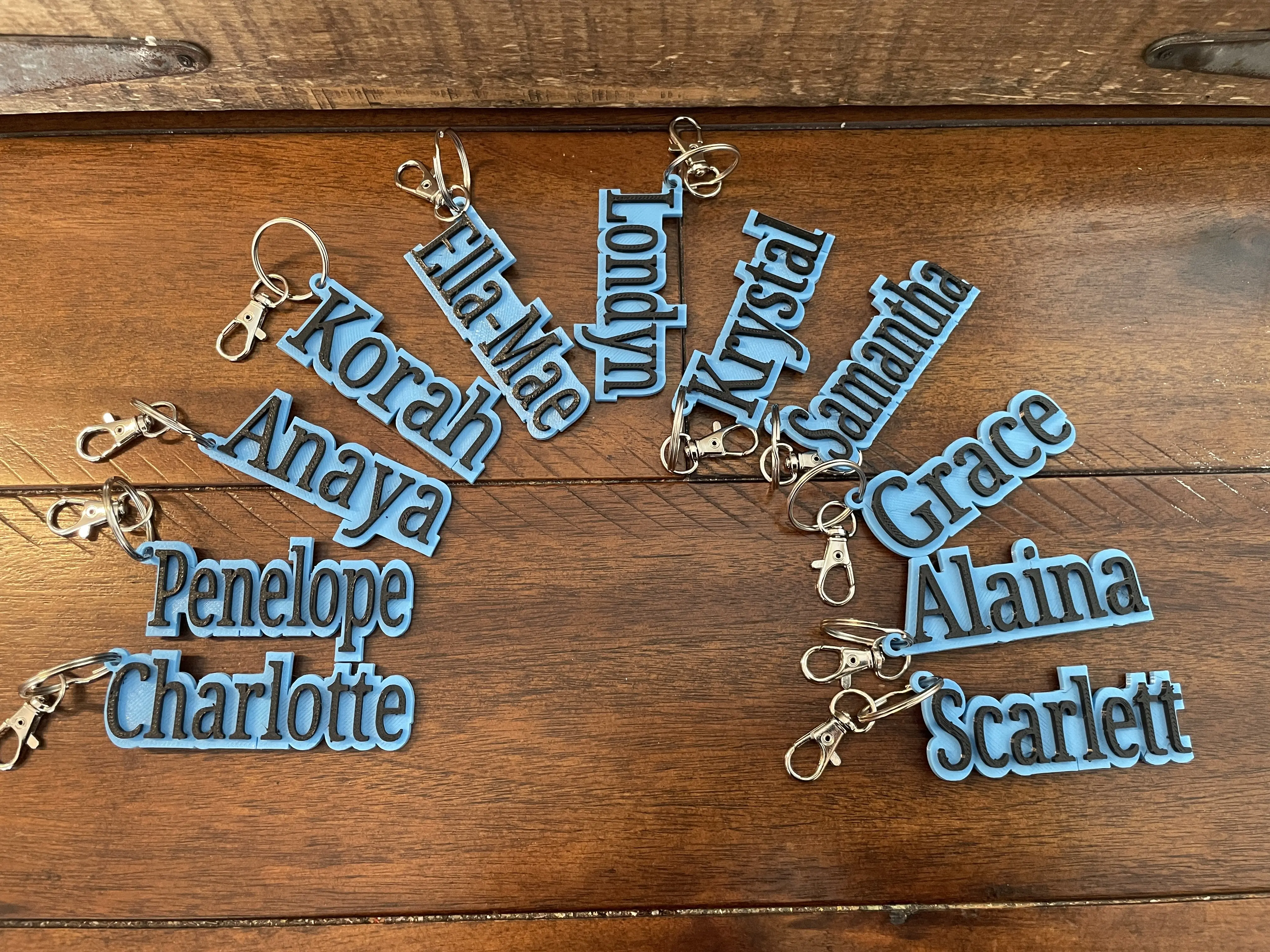 Sports or Cheerleading Team Keychain, Bag Tag, Luggage Tag, or Zipper Pull - Choose your team colors and names!