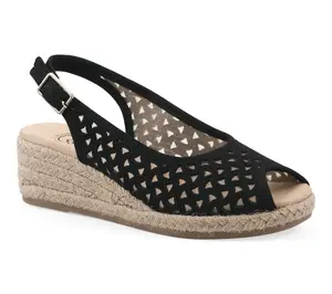 White Mountain Espadrille Wedge Sandal - MaizeII