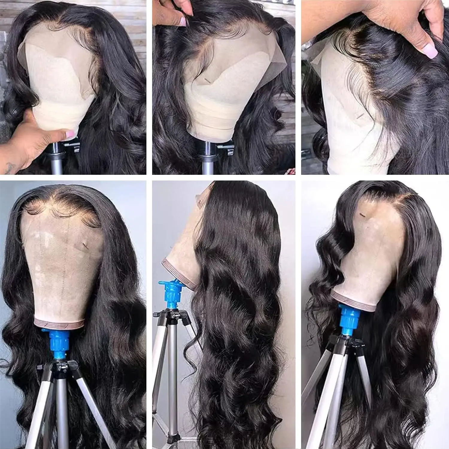 13x6 Lace Front Wigs Human Hair Pre Plucked 180 Density 26 
