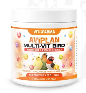 AVIPLAN Multi-Vit Bird – Multivitamin & Probiotic Powder for Birds | 120g | Vitofarma