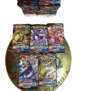 POKEMON: BATTLE STYLES 5 PACK BUNDLE (5 FACTORY SEALED BOOSTER PACKS FROM FACTORY SEALED BOOSTER BOXES)