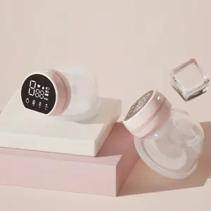 Wearable Electric Breast Pump Rechargeable with Dust Cover, 3 Modes, 9 Adjustable Suction Levels, Baby Feeding Accessory, Wireless Pump