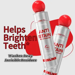 CEELIKE Stain Whitening Mouthwash, Brightens Teeth, Freshens Breath with Essential Oils, 237ml