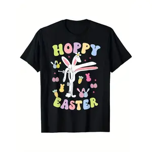 Hoppy Easter Day Obgyn Crew Speculum Nurse Obstetrics Easter T-Shirt, Summer casual and comfortable T-shirt, fashionable round neck short sleeves, comfortable and versatile, 100% cotton, S-XXXL