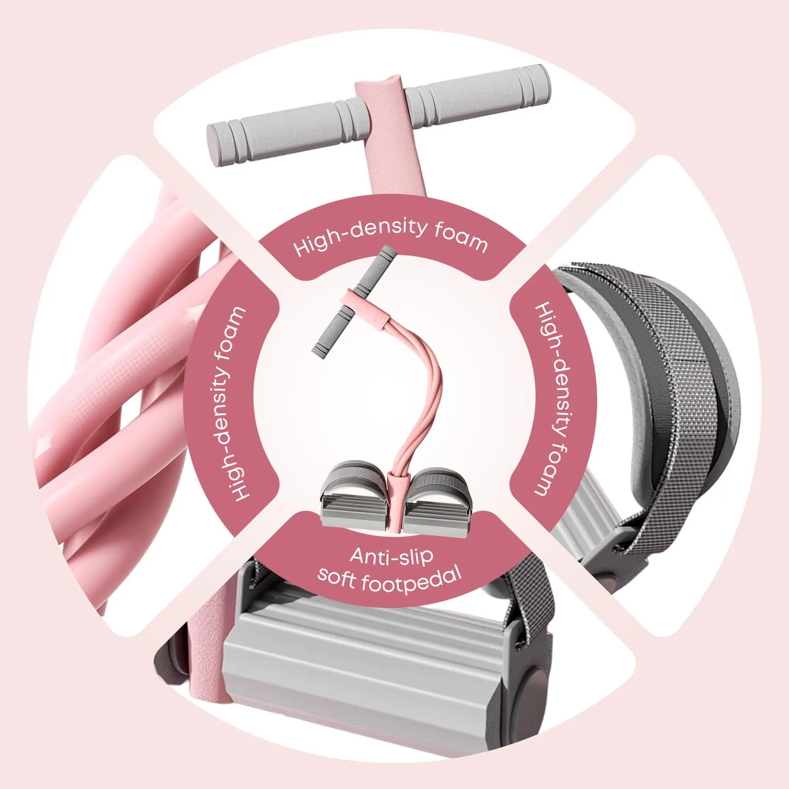 ZENROUS Resistance Machine, Yoga Resistance Band, Foot Pedal Resistance ...