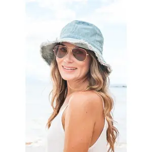 Aili's Corner Denim Bucket Hat