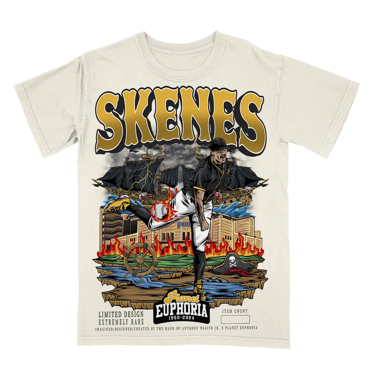 Paul Skenes Planet Euphoria Shirt Vintage 90s Baseball Graphic Tee for Men Women Fans Y2k Streetwear
