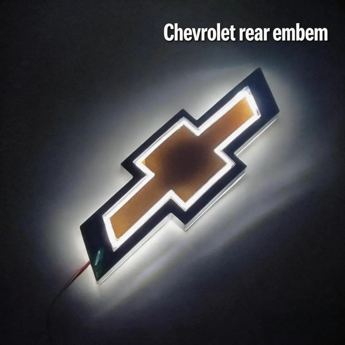5D LED Emblem Light for Chevrolet, Super Bright Waterproof Rear Badge, Plug-and-Play Car Exterior Accessory