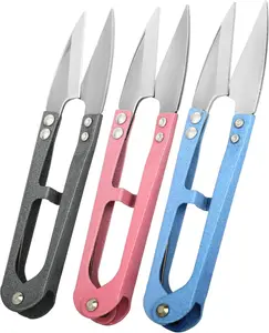 3 count Thread Snips, High-Carbon Steel Thread , 4.25inch Yarn  for Sewing, Quilting, Knitting, DIY,  Making, Bonsai Bud and Leaves Pruning.