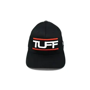 TUFF Bar'd Black/White Flexfit Hat