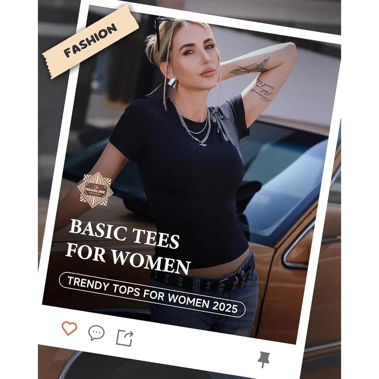 3 Pack Basic Tees for Women - Crew Neck Slim Fit Tight T Shirts Cute Y2K Trendy Crop Tops Clothes for Casual Summer 3 Pack Basic Tees for Women - Crew Neck Slim Fit Tight T Shirts Cute Y2K Trendy Crop Tops Clothes for Casual Summer