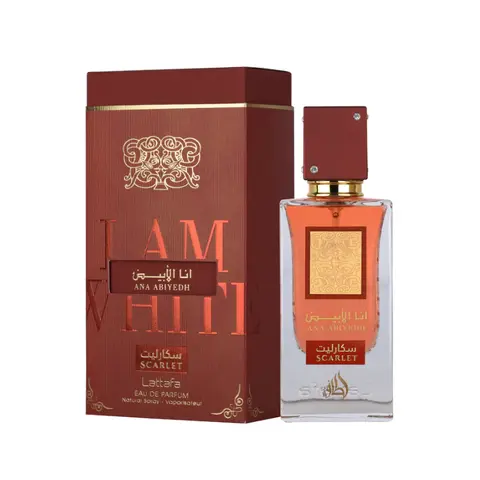 Lattafa Ana Abiyedh Scarlet Regular Edition 40ml Eau de Parfum (EDP) - Unisex Fragrance Cologne, Single Item