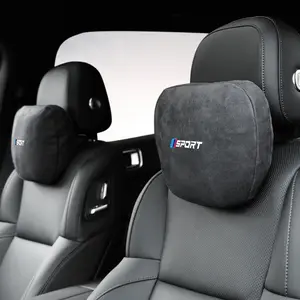 Soft Plush Car Headrest Pillow, Neck Support Cushion for Bmw Audi Mercedes Ford Toyota Honda Hyundai Nissan Mazda, Universal Fit, Car Accessories