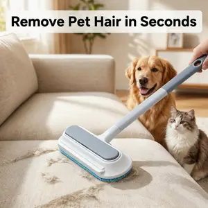 Cfume petlovers  Pet Hair Remover - Lint Brush & Scraper for Cats& Dogs | The Ultimate Tool for Removing Pet Hair fromSofas, Beds, and Carpets grooming essentials