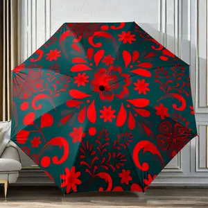 Innovative design folding umbrella with creative petal pattern, suitable as a birthday gift, for various holidays, travel, and gift-giving.