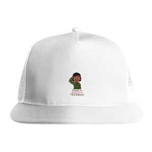 US Female Veterans | Trucker Cap | Thank a Female Veteran {Dark-Skinned}