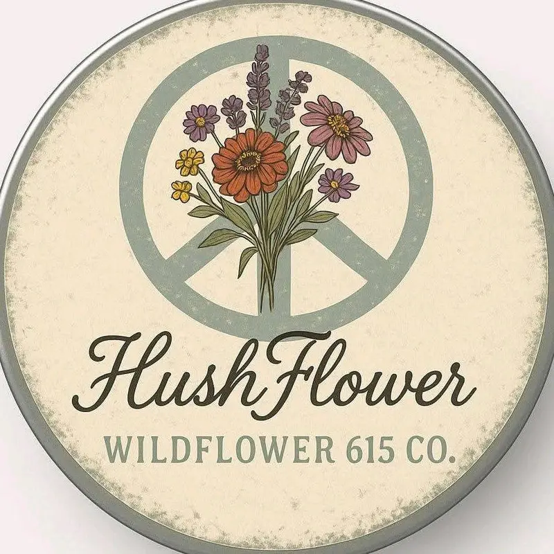 HushFlower️️️ Skin Balm Butter for acne bites  bee stings poison oak razor burn and natural skin toxin Remover Skin Balm Natural Lavender Purslane Plant-based Moisturizer with Vitamin A E Omega 3's for Soothing skin irritations and dry skin