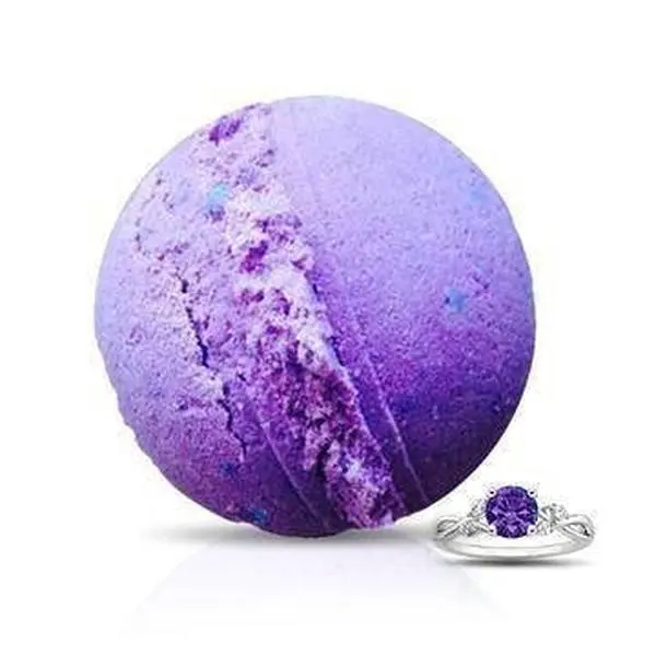 Triple Berry (Blackberry and Vanilla) Ring Bath Bomb by Soapie Shoppe