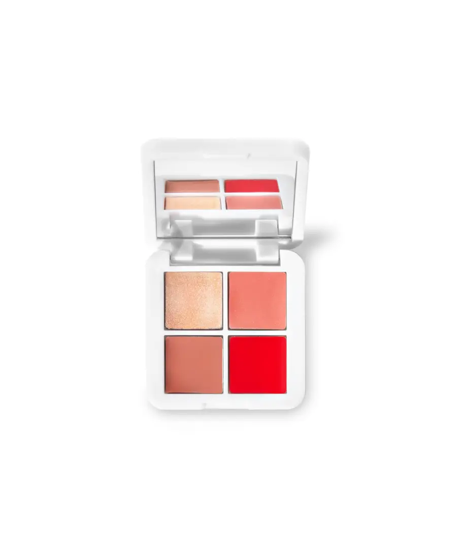 RMS Beauty Lip2Cheek Glow Quad Mini | Lip & Cheek Palette with Cream Blush + Luminizer RMS Beauty Lip2Cheek Glow Quad Mini | Lip & Cheek Palette with Cream Blush + Luminizer