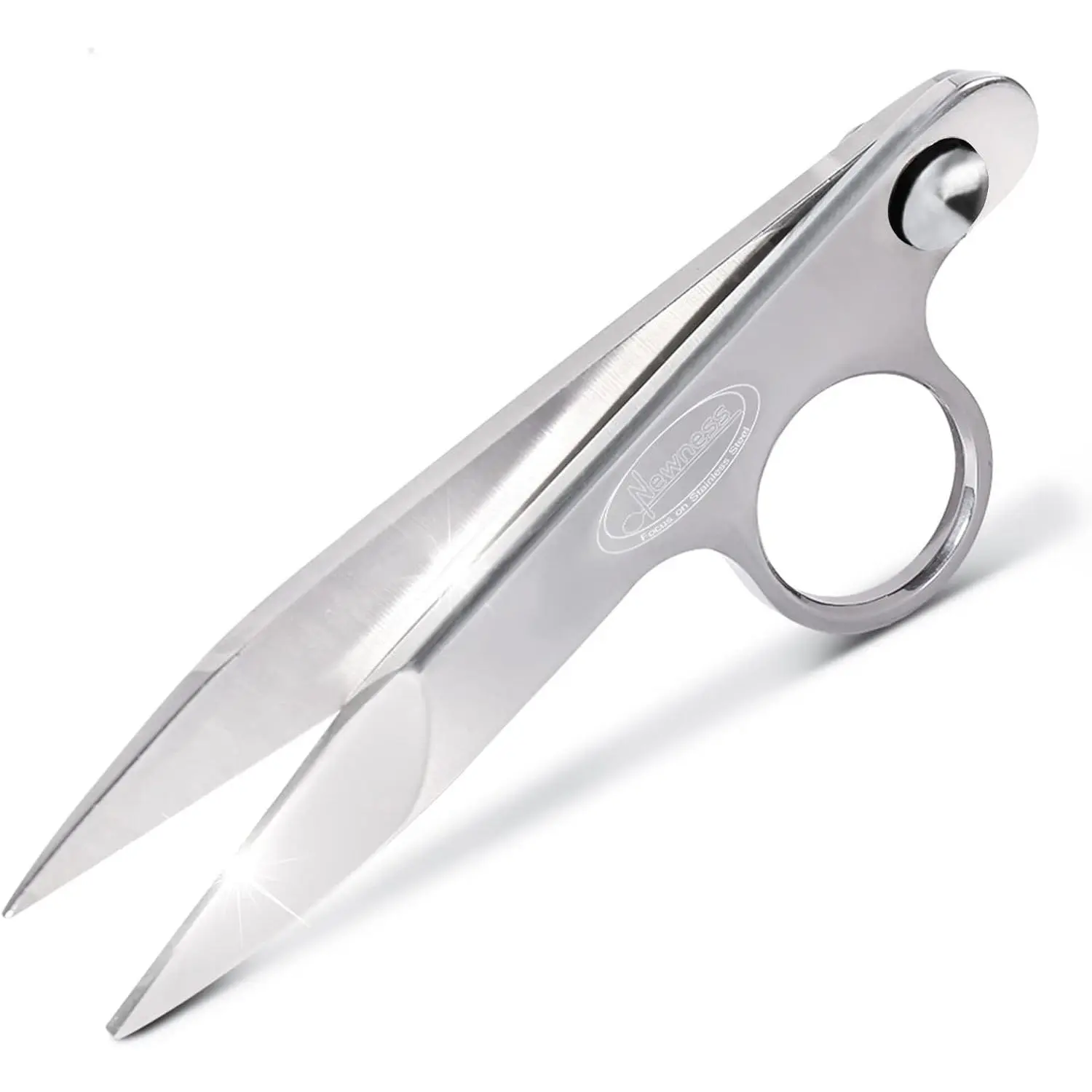 Thread Snips, Sewing Snips with Protective Plastic Sleeve, Mini Small Snippers Shears Trimming Nipper Clipper for Variety of Material, Fishing Line, Fabric, DIY, Yarn Scissors, 4.72 Inch Long