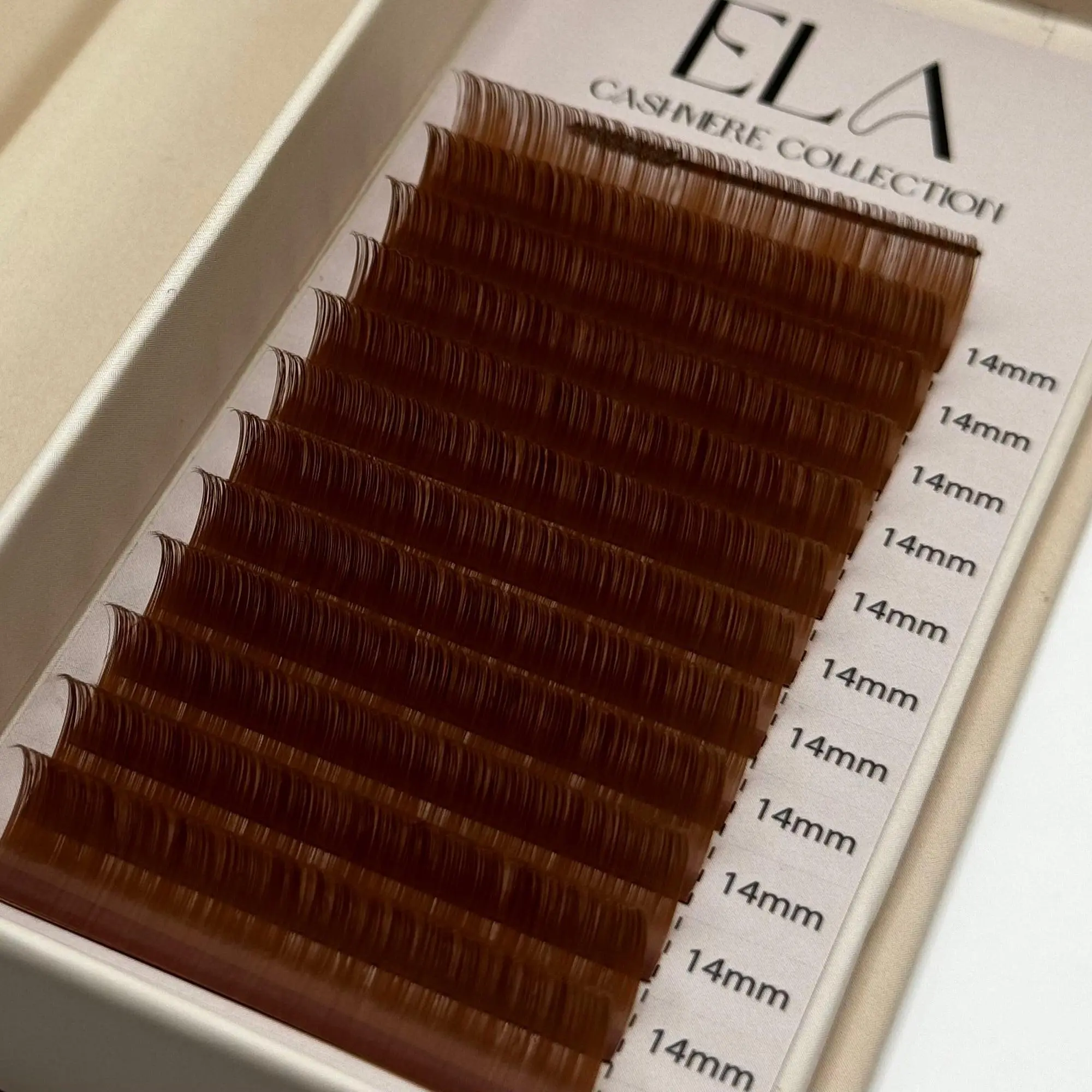 Light Brown Lash Trays - Honey - Elegant Design for Effective Lash Application