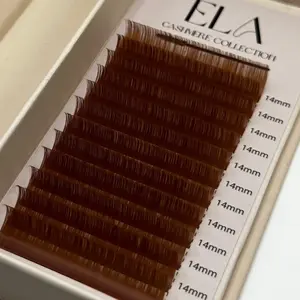 Light Brown Lash Trays - Honey - Elegant Design for Effective Lash Application