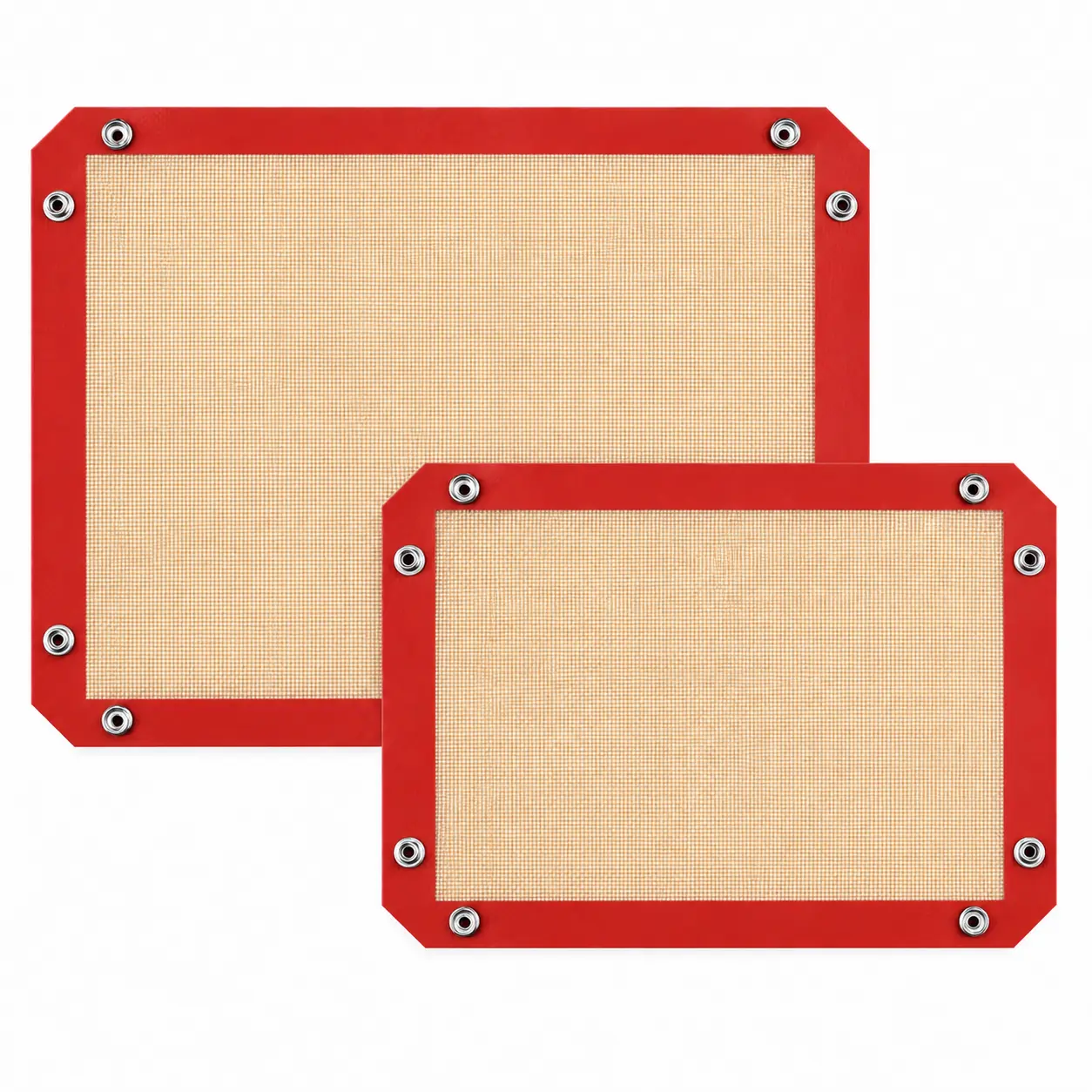 Silicone Baking Mat Reusable Nonstick Baking Sheet 0.7 mm Thick Silicone Mats for Baking Cookies Bread Pastries Dough Rolling Roasting Oven Liner Easy Clean Kitchen Bakeware for Home Baking Meal Prep and Daily Cooking cleanup