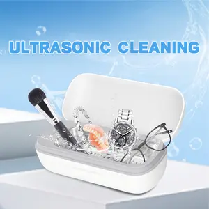 Ultrasonic Cleaner, 42k-49kHz Professional Grade, 10oz 304 Stainless Steel Tank, 3-Minute Timer, for Jewelry, Eyeglasses, Watches and More