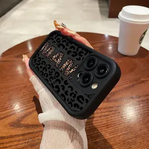 MAMA Leopard Print Phone Case,TPU Soft Silicone, Fully Protected and Shockproof For iPhone16 15 15Pro Max 14 14Pro 1312 11 X 16Pro Max Stylish Trendy