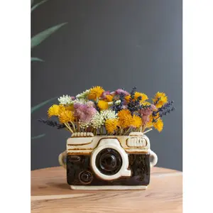 Ceramic Camera Planter