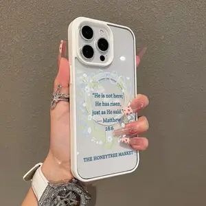 Premium Magnetic Case for iPhone11/12/13/14/15/16/promax Easter Quote Wreath y2k cased MagSafe Ready,Anti-Fall,Springtok and Ultra-Thin Design|Perfect for Everyday Use