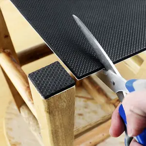 2 Pack Non-Slip Silent Furniture Chair Leg Pads, Self-Adhesive Chair Feet, Protect Hardwood Floors From Scratches, Free Cut, Hardware, Home