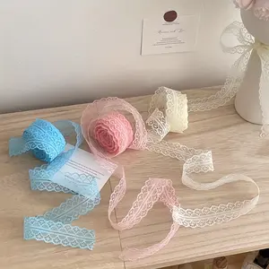 Elegant Ribbon Bow Hair Accessory, DIY Gift Wrapping Tape, Soft & Gentle Style, Perfect for Bouquets & Decorative Bundles, Gift Wrapping Supplies