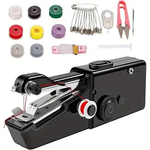 Mini Handheld Sewing Machine – Portable Stitch Tool with Accessories for Quick Fixes, Travel & DIY Crafts