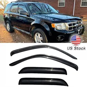 For 2001-2012 Ford Escape (05 - 12 Hybrid), 2008 - 2012 Mazda Tribute, 2005 - 2011 Mercury Mainer Window Visor/WeatherShield/Rain Visor