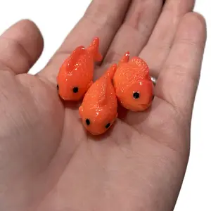 Set of 15 Goldfish Charms for Crafts
