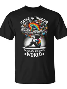 Audhd Autism Adhd Autistic Spectrum Neurodiversity T-Shirt Unisex for Daily Wear  Funny Christmas Novelty Men's T-Shirt Summer Trendy Streetwear Fashion Top Quality Comfortable Casual Printed T-shirt Pure Cotton 220G