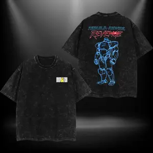 Mecha Man Robert Robertson Dispatch Game Tee TV Show Graphic Top Cotton Gift T-Shirt For Comic Lover, Fashion Cotton, Full Colors, Full Sizes, For Men, For Women