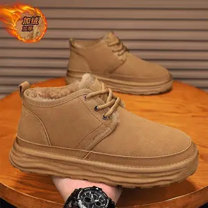 (New)Women's Winter Ankle Boots| Genuine Suede Leather, Faux Fur Lined, Lace-Up| Warm Cozy, For Snowy Days, Daily Commute, Winter Shopping & Outdoor Walks