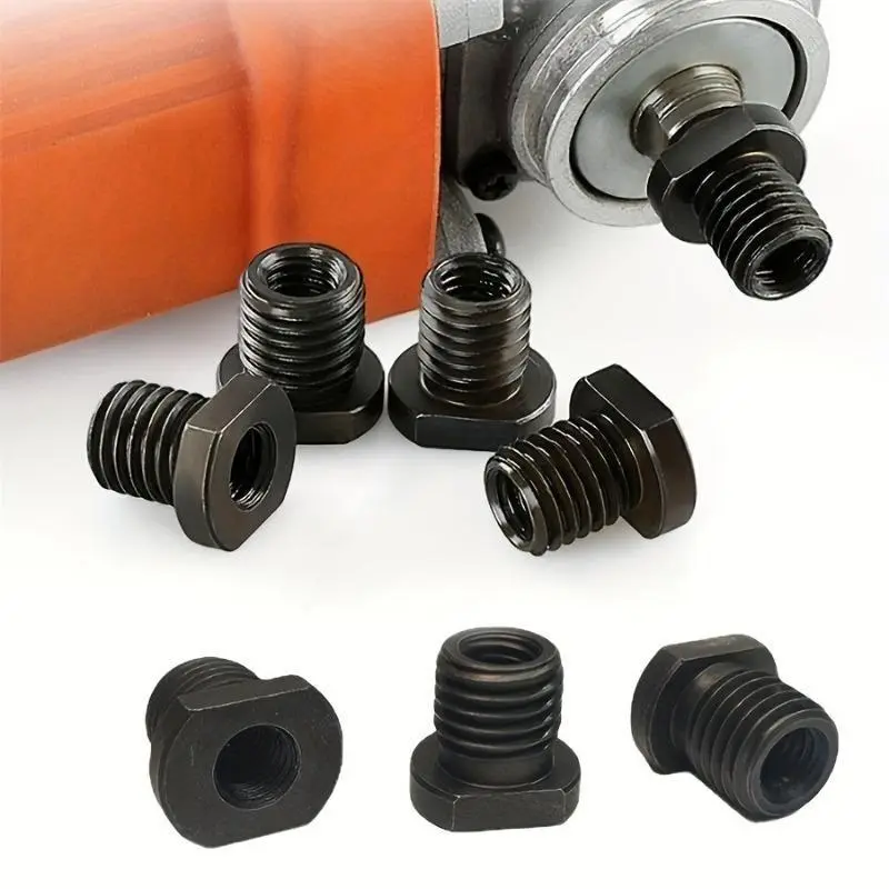 Angle Grinder Conversion Kit, M10 to M14 and M16 Metal Thread Adapter, Professional Choice for DIY Enthusiasts and Engineers with Electric Angle Grinders and Polishing Spindle Nut Connectors Tool Repair
