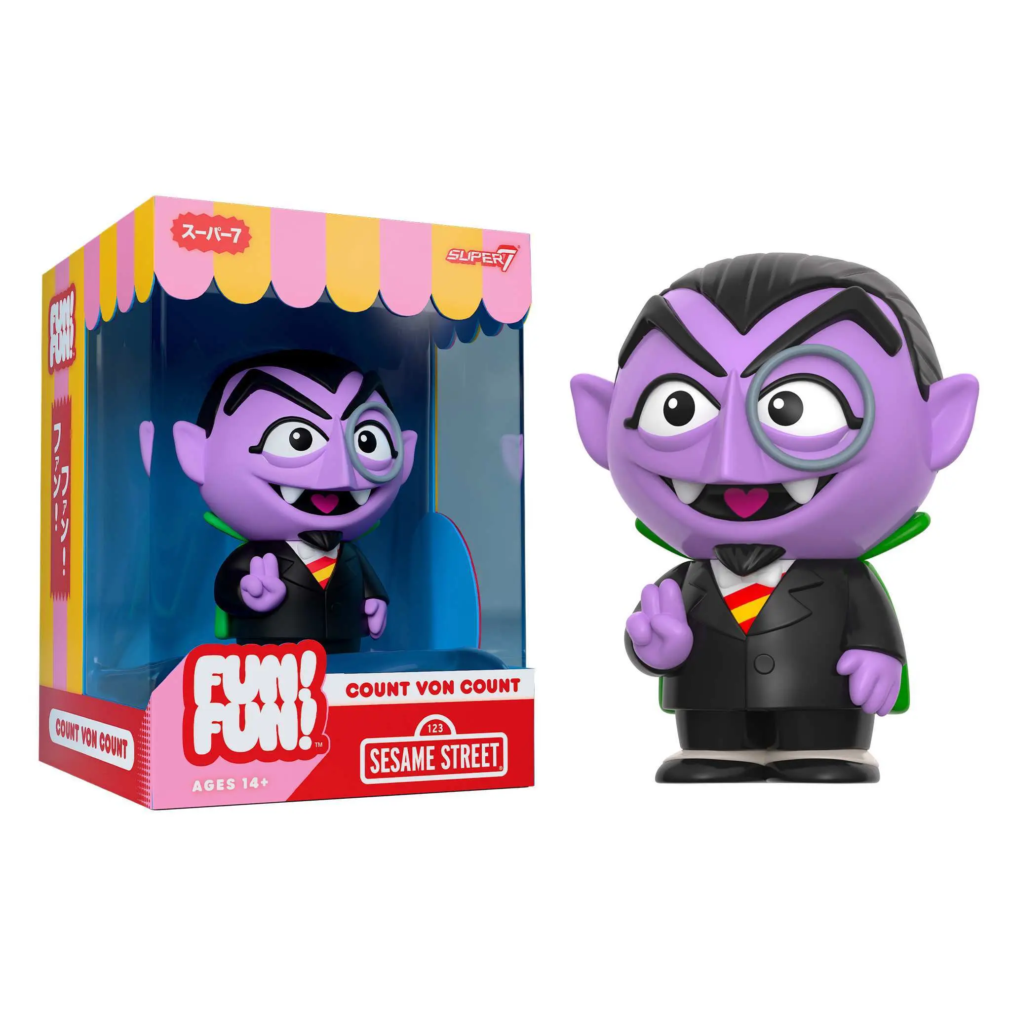 Super7 Sesame Street FUN! FUN! Wave 01 - Count Von Count